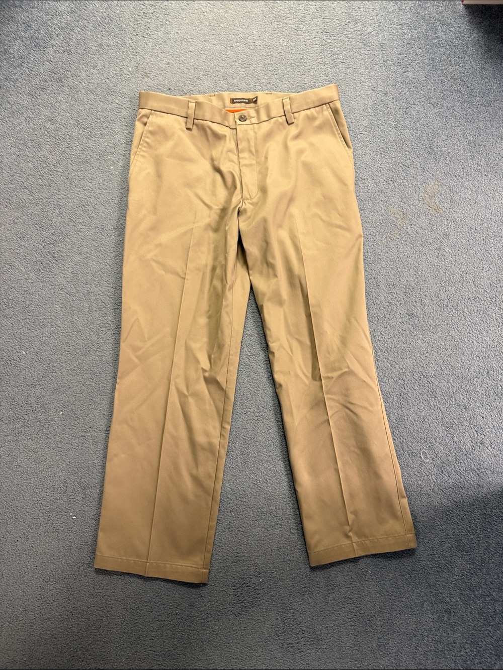 Dockers Men's Tan Straight-Leg Chinos
